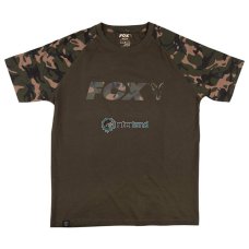 Majica FOX kratki rukav Camo/Khaki s logom