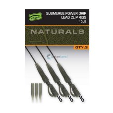 FOX - Naturals Sub Power Grip Lead Clip Leaders 40lb - CAC851
