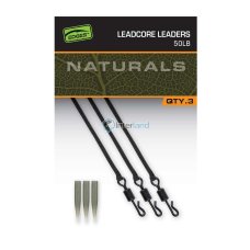 FOX - Naturals Leadcore Leaders x 3 - CAC854
